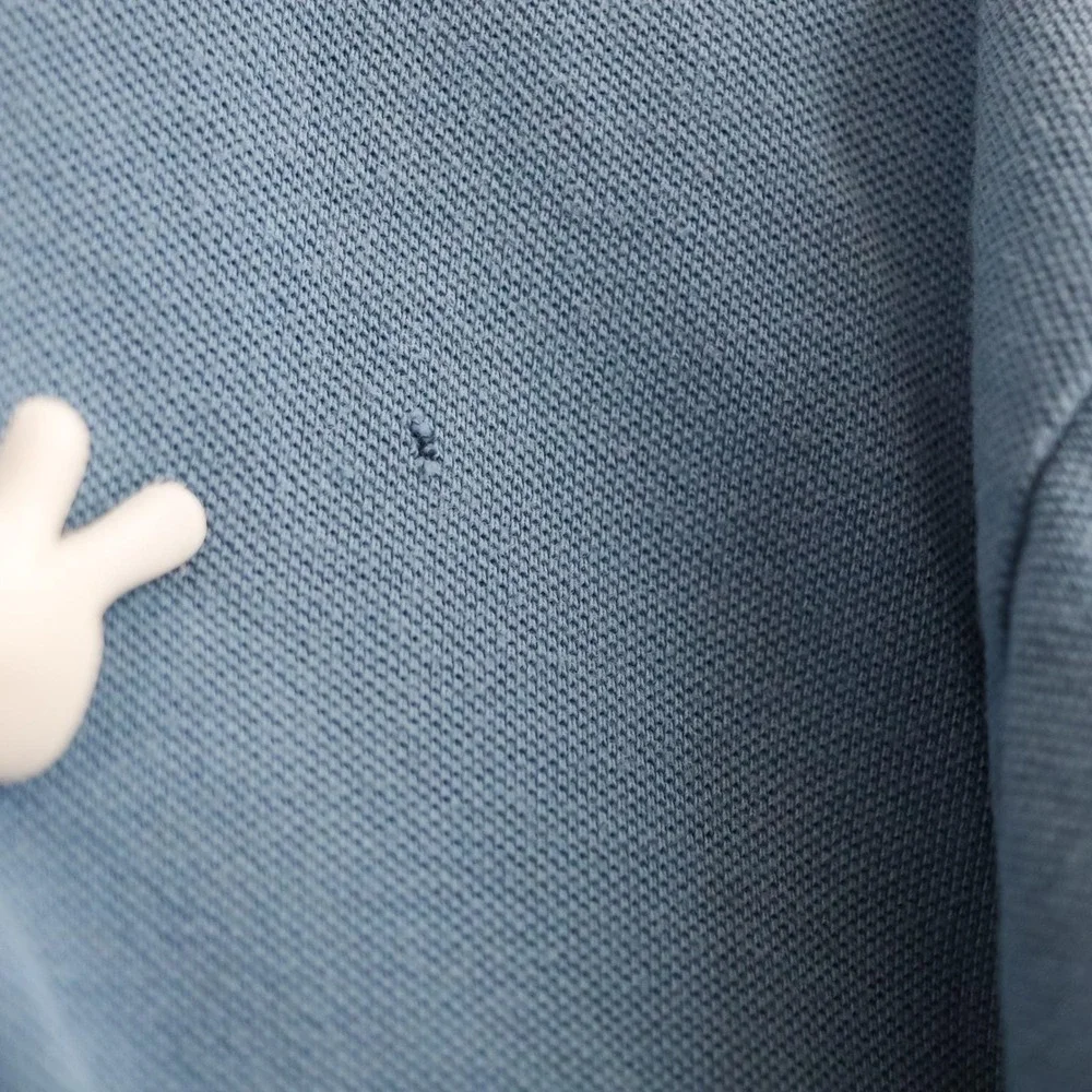 Vintage Polo Ralph Lauren Long Sleeve Polo Shirt Men L Blue Classic Pony Y2K